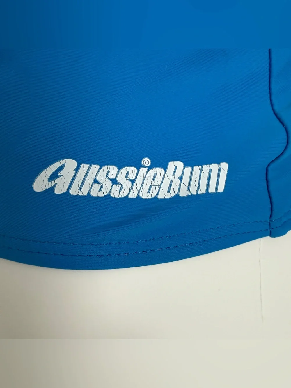 AussieBum Men’s Blue Swim Trunk Square Cut Swimwear Size L Made in Australia